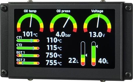 Junior | Ecran données moteur. Ecran 4.3
