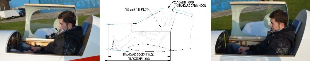 SD1 - Version XL cabinhood : + 5 cm en hauteur